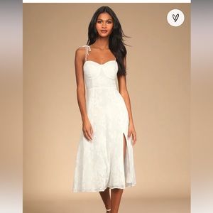 Lulus tie strap midi dress